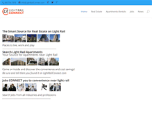 Tablet Screenshot of lightrailconnect.com